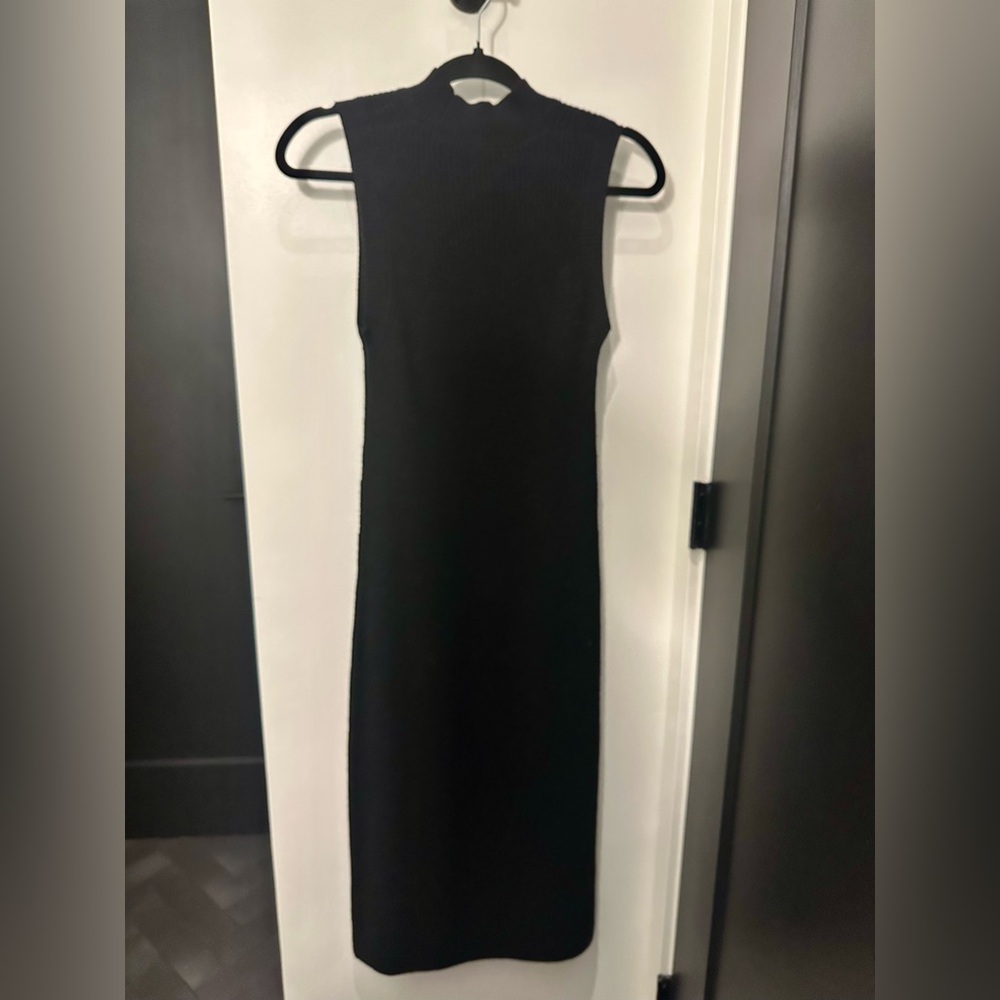 Babaton Sleeveless Knit Merino Wool Maxi Dress